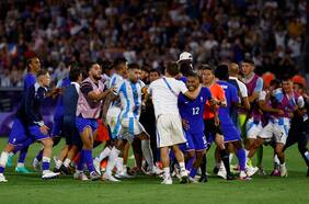 La escandalosa pelea tras la eliminación de Argentina ante Francia en el fútbol olímpico