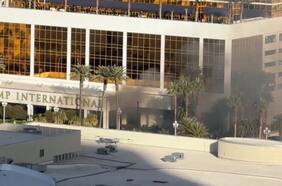 Un muerto y siete heridos tras incendio y explosión de vehículo frente a hotel de Trump en Las Vegas