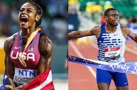 Escándalo en el atletismo: campeona mundial es detenida por agredir a su pareja, otro velocista estrella