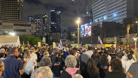 Miles de manifestantes se toman las calles de Tel Aviv para exigir a Hamas entrega de cadáveres de rehenes