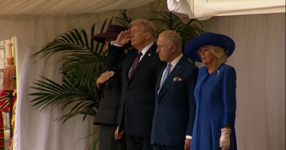 La pomposa visita de Estado de Trump al Reino Unido: así lo recibió la familia real en Windsor