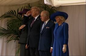 La pomposa visita de Estado de Trump al Reino Unido: así lo recibió la familia real en Windsor
