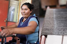 Marcelina Jancko Calani: tejer para otras, tejer para sí