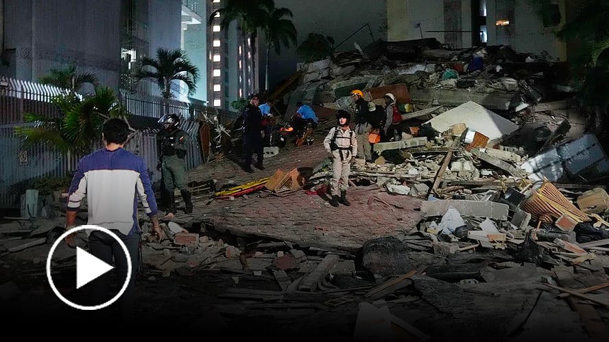 Registran dramáticos rescates tras doble terremoto en Venezuela