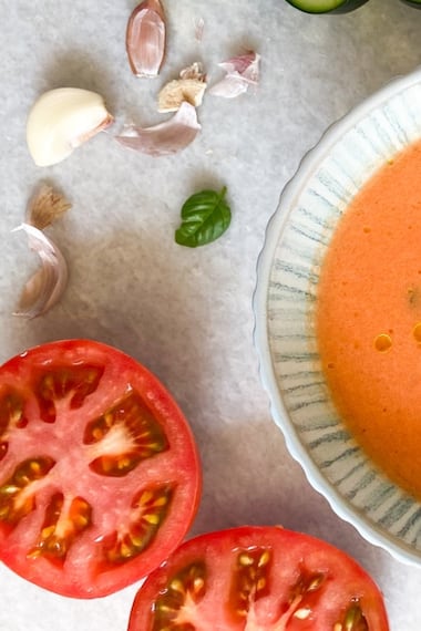receta gazpacho sopa fría tomate pepino