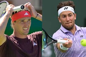 Sorpresa por partida doble: Alexander Zverev y Casper Ruud caen eliminados en la segunda ronda de Indian Wells