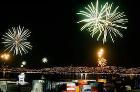 Con nuevos puntos de lanzamiento: cómo serán los shows pirotécnicos de Año Nuevo en Valparaíso y Viña del Mar