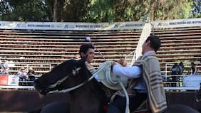 Andrés Rojas y Patricio Vidal ganan el Clasificatorio Escolar Zona Centro Sur de rodeo