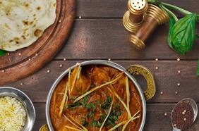 El pollo al curry del Rishtedar