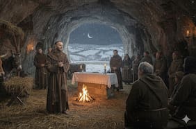 Cómo la Edad Media y una cueva con animales vivos inventaron la tradición de los pesebres de Navidad