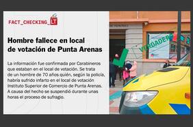 Hombre muere en local de votación de Punta Arenas