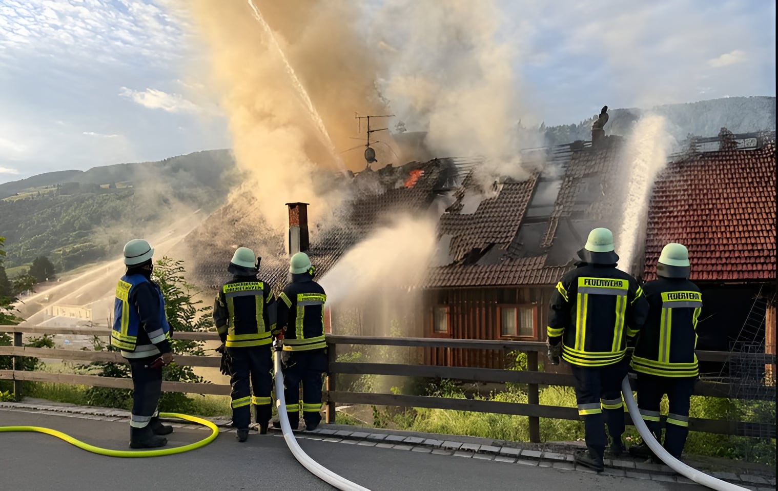 Incendio consume antigua propiedad en Alemania ligada a la familia del Presidente Kast