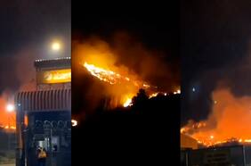 Incendio forestal ha consumido más de 20 hectáreas en Cerro Mackay de Coyhaique y amenaza con propagarse