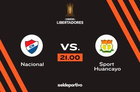 Nacional vs. Sport Huancayo, 21.00 horas