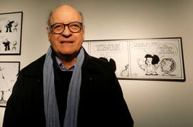 La última entrevista a Quino: “Siempre me impresionó que Dios ayuda a los malos cuando son más que los buenos”