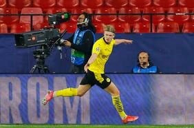 Haaland se gradúa en el Pizjuán