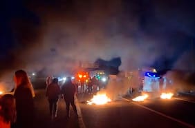 Vecinos de Tiltil protestan con barricadas por transformación de Punta Peuco a cárcel común