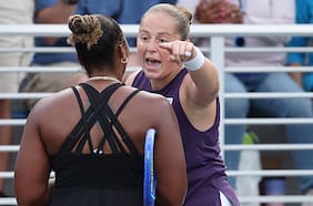 Tenistas Ostapenko y Townsend protagonizan tensa discusión en el US Open