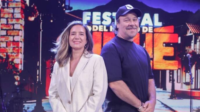 Susana García, directora ejecutiva de TVN, y Alfredo Alonso de Bizarro: “Este no va a ser nuestro último Olmué”