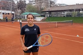 “Sueño con una medalla olímpica”: la historia de Antonia Vergara, la gran promesa del tenis chileno femenino