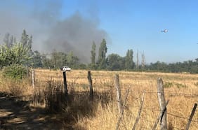 Declaran alerta roja en Ñiquén por incendio forestal cercano a sectores poblados
