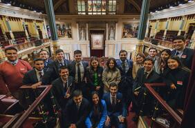 Estudiantes de Derecho USS realizan programa de formación en España