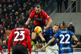 Vidal y Alexis no pudieron desequilibrar el derbi de Milán