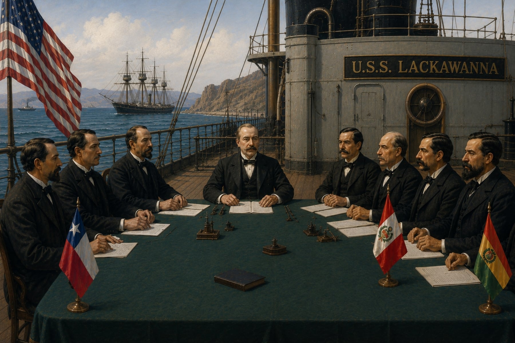 La paz que nunca llegó: cuando Estados Unidos intervino para detener la Guerra del Pacífico