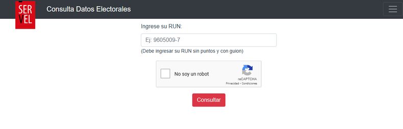 Consulta Servel.