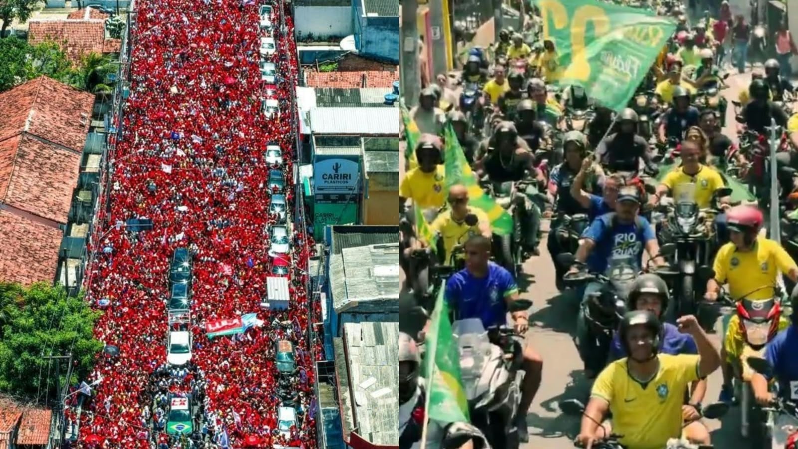 Lula y Bolsonaro se despliegan a 15 días de las elecciones en Brasil