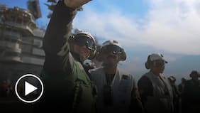 Así fue la visita del Presidente Kast al portaaviones nuclear “USS Nimitz” de EE.UU.