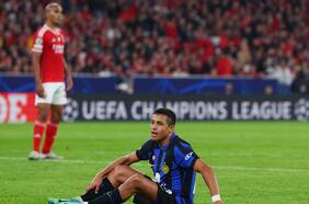 Nuevo traspié para Alexis Sánchez: el chileno se pierde otro partido de Inter de Milán por una nueva lesión