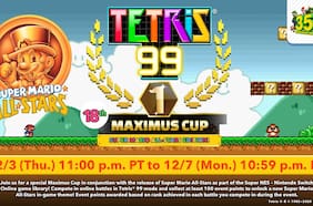 Tetris 99 celebra el 35° Aniversario de Mario con un evento de Super Mario All-Stars
