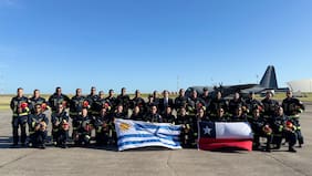 Brigadistas uruguayos refuerzan el combate de los incendios forestales en el sur: se unen a los 145 mexicanos que llegaron ayer