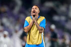 El sentido mensaje de Neymar tras volver a lesionarse en su retorno a las canchas