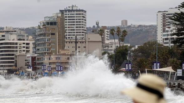 Avisan sobre marejadas desde este lunes entre Coquimbo y el Golfo de Arauco