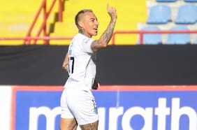 El gol de Eduardo Vargas a Huachipato que mantiene la ilusión de Audax Italiano en la Copa Chile