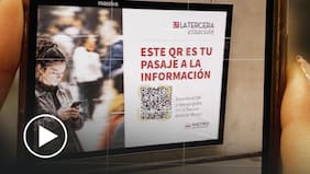 ¿Cómo funciona el código QR que permite acceder a contenido exclusivo de La Tercera en el Metro?