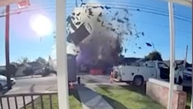 Impactante explosión de gas destruye varias casas de lujo en California