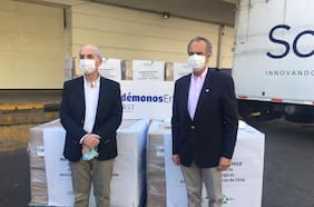 CMPC donó 336 mil mascarillas a la Cenabast y anuncia segunda máquina para fabricarlas