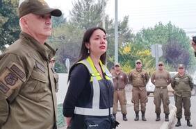 Ana Albornoz, alcaldesa de la golpeada Santa Juana: “La situación es caótica, porque el fuego no para”