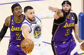 Golden State de Curry atropella a Lakers de LeBron James y empata la semi de la Conferencia Oeste en la NBA