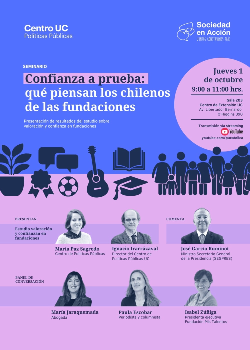 Afiche del seminario.
