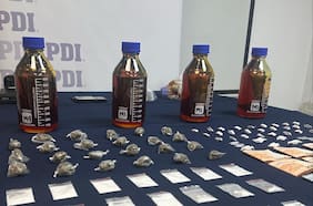 PDI  incauta 7,2 kilos de resina de cannabis y otras drogas en domicilio de Pedro Aguirre Cerda