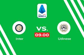 Inter vs. Udinese, 09.00 horas