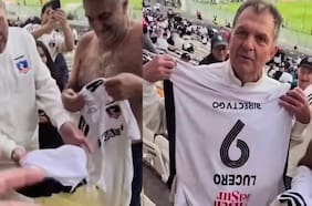 “A la hoguera”: el intercambio de Aníbal Mosa y un hincha que llevaba la camiseta de Juan Martín Lucero en Colo Colo