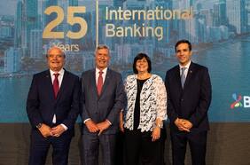 La celebración por los 25 años de BCI en Miami que llevó a Florida a Luis Enrique Yarur y la plana mayor del banco