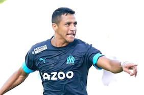 Nuevamente figura: Alexis Sánchez marca en la victoria del Olympique de Marsella sobre el Auxerre