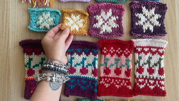 Tips de Jandi Gardiazabal para atreverse a tejer jacquard