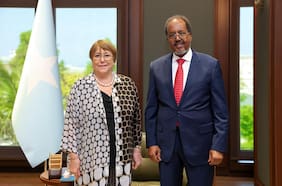 Bachelet concreta reunión con presidente de Somalia en medio de su despliegue por África